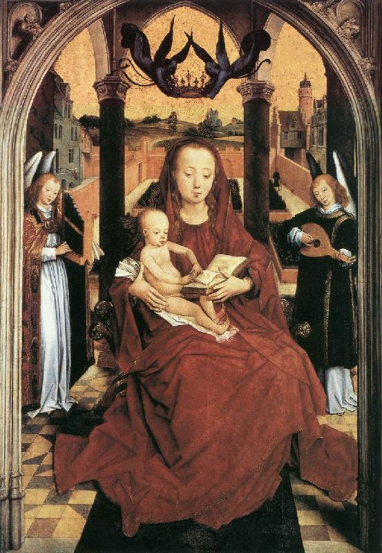 MEMLING, Hans Virgin and Child in a Landscape sg